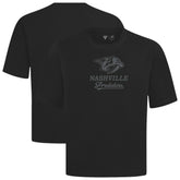 NHL Nashville Predators Levelwear Shadow Surge Luxe Signature Knit T-Shirt - Black