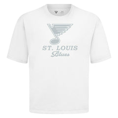 NHL St. Louis Blues Levelwear Shadow Surge Luxe Signature Knit T-Shirt - White