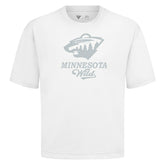 NHL Minnesota Wild Levelwear Shadow Surge Luxe Signature Knit T-Shirt - White