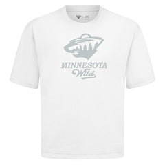 NHL Minnesota Wild Levelwear Shadow Surge Luxe Signature Knit T-Shirt - White