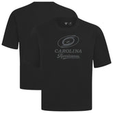 NHL Carolina Hurricanes Levelwear Shadow Surge Luxe Signature Knit T-Shirt - Black