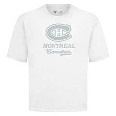 NHL Montreal Canadiens Levelwear Shadow Surge Luxe Signature Knit T-Shirt - White