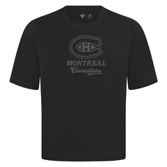NHL Montreal Canadiens Levelwear Shadow Surge Luxe Signature Knit T-Shirt - Black