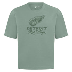 NHL Detroit Red Wings Levelwear Shadow Surge Luxe Signature Knit T-Shirt - Green