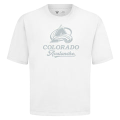NHL Colorado Avalanche Levelwear Shadow Surge Luxe Signature Knit T-Shirt - White