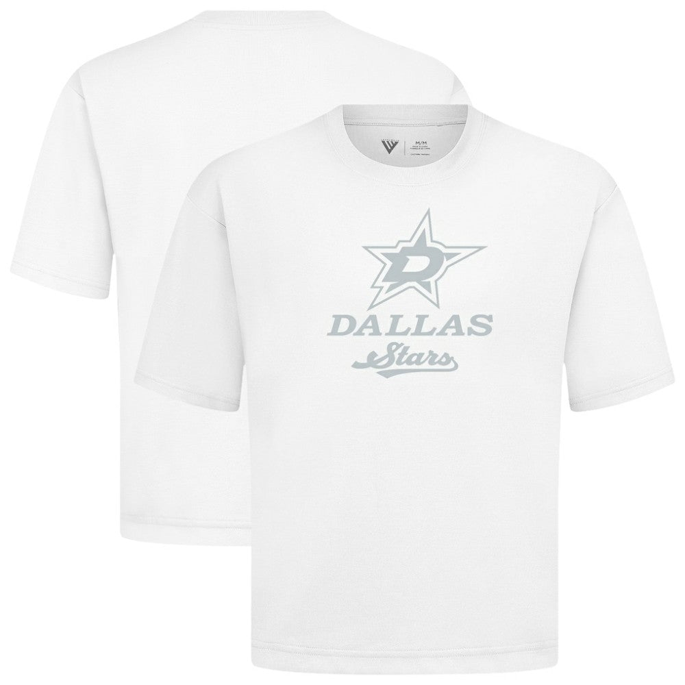 NHL Dallas Stars Levelwear Shadow Surge Luxe Signature Knit T-Shirt - White