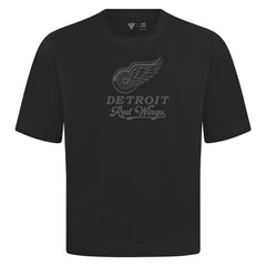 NHL Detroit Red Wings Levelwear Shadow Surge Luxe Signature Knit T-Shirt - Black