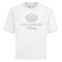 NHL Los Angeles Kings Levelwear Shadow Surge Luxe Signature Knit T-Shirt - White