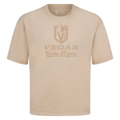 NHL Vegas Golden Knights Levelwear Shadow Surge Luxe Signature Knit T-Shirt - Khaki