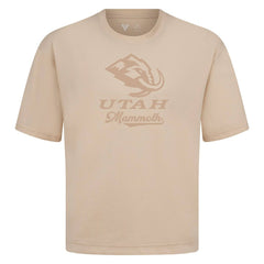 NHL Utah Mammoth Levelwear Shadow Surge Luxe Signature Knit T-Shirt - Khaki