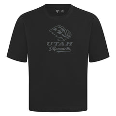 NHL Utah Mammoth Levelwear Shadow Surge Luxe Signature Knit T-Shirt - Black