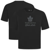 NHL Toronto Maple Leafs Levelwear Shadow Surge Luxe Signature Knit T-Shirt - Black