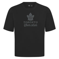 NHL Toronto Maple Leafs Levelwear Shadow Surge Luxe Signature Knit T-Shirt - Black