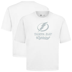 NHL Tampa Bay Lightning Levelwear Shadow Surge Luxe Signature Knit T-Shirt - White