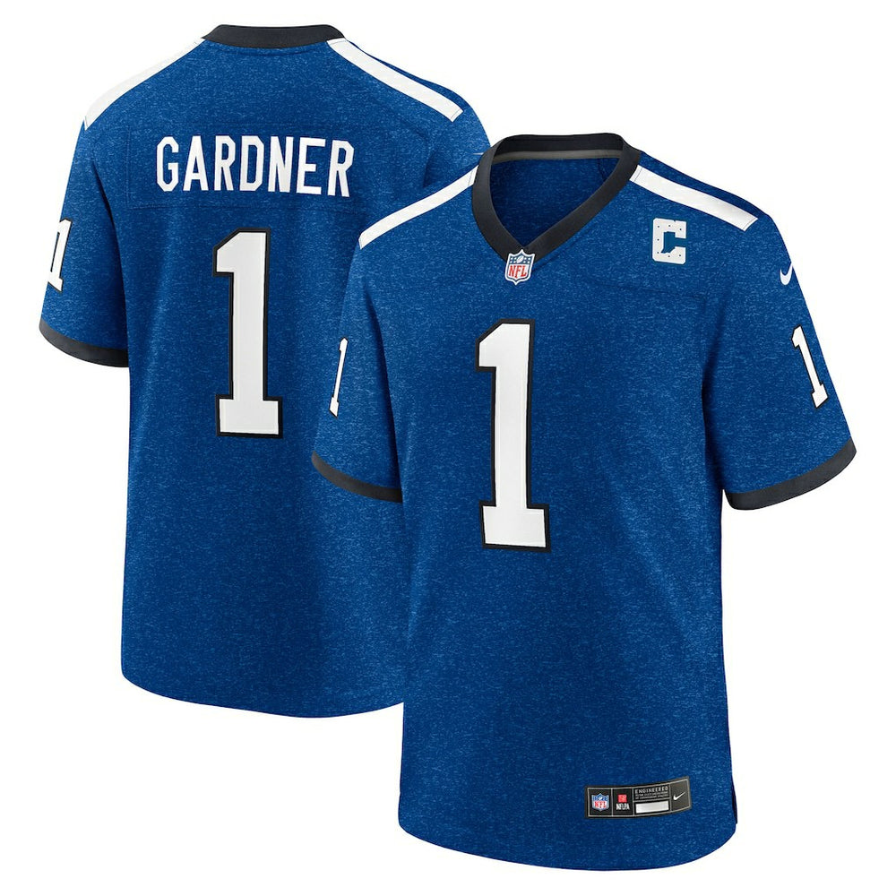 NFL Ahmad Sauce Gardner Indianapolis Colts Alternate 2 Indiana Nights Game Jersey - Heather Royal