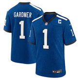 NFL Ahmad Sauce Gardner Indianapolis Colts Alternate 2 Indiana Nights Game Jersey - Heather Royal