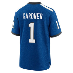 NFL Ahmad Sauce Gardner Indianapolis Colts Alternate 2 Indiana Nights Game Jersey - Heather Royal