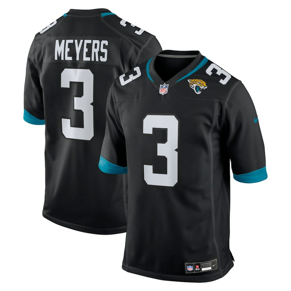 NFL Jakobi Meyers Jacksonville Jaguars Alternate Game Jersey - Black