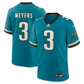 NFL Jakobi Meyers Jacksonville Jaguars Alternate 2 Prowler Throwback Game Jersey - Teal