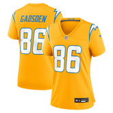Oronde Gadsden Los Angeles Chargers Women's Alternate Charger Power Game Jersey Gold