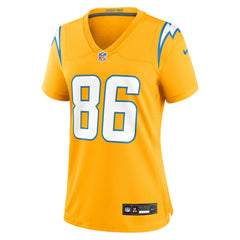 NFL Oronde Gadsden Los Angeles Chargers Women's Alternate Charger Power Game Jersey - Gold