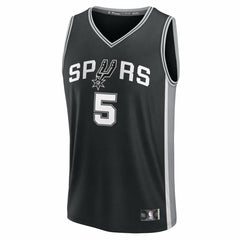 NBA Stephon Castle San Antonio Spurs Fast Break Replica Jersey - Black - Icon Edition