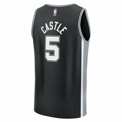 NBA Stephon Castle San Antonio Spurs Fast Break Replica Jersey - Black - Icon Edition