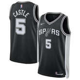 NBA Stephon Castle San Antonio Spurs Unisex Swingman Jersey - Icon Edition - Black