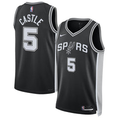 NBA Stephon Castle San Antonio Spurs Unisex Swingman Jersey - Icon Edition - Black