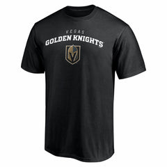 NHL Vegas Golden Knights Team Lockup T-Shirt - Black