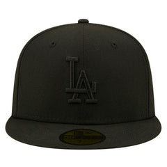 Los Angeles Dodgers New Era 2024/25 Back to Back Champions Circle Side Patch Fitted 59FIFTY Hat - Black Hats