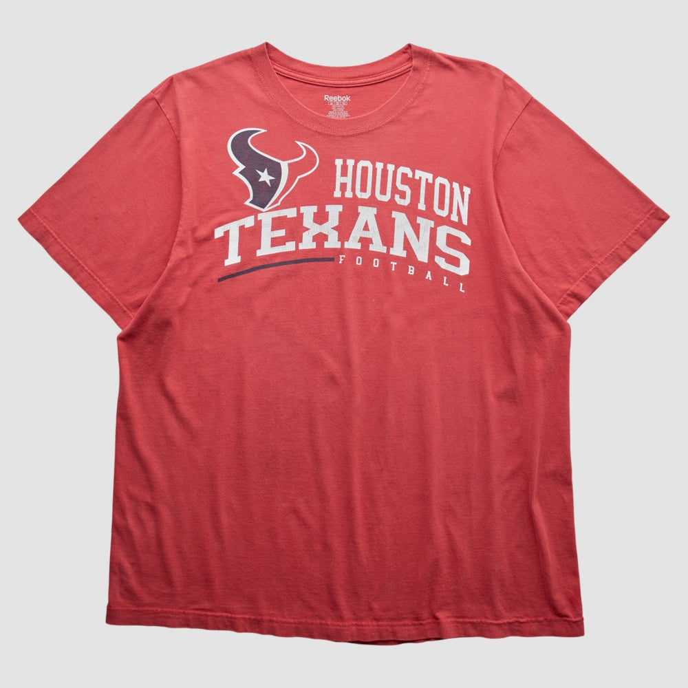 Houston Texans Reebok 2000s T-shirt Red Vintage