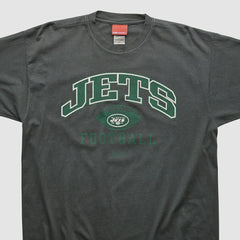 New York Jets Reebok 2000s T-shirt Charcoal Vintage