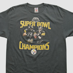 Pittsburgh Steelers NFL 2009 T-shirt Charcoal Vintage