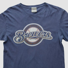 Milwaukee Brewers MLB 2000s T-shirt - Navy - S by Fanatics Real Vintage T-shirts