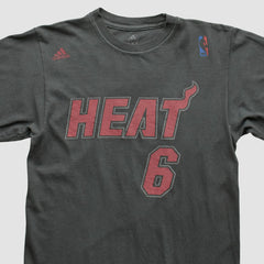 Miami Heat 2010s T-shirt Charcoal Vintage