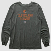 Cleveland Browns Reebok 2000s Long Sleeve T-shirt Gray Vintage