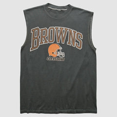 Cleveland Browns 90s Tank Charcoal Vintage