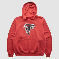 Atlanta Falcons 2000s Hooded Pullover Sweatshirt Red Vintage