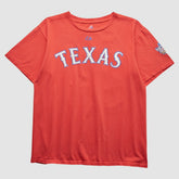 Texas Rangers Majestic 2010 T-shirt - Red - S by Fanatics Real Vintage T-shirts