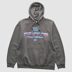 New York Giants NFL 2010s Hooded Pullover Sweatshirt Charcoal Vintage