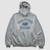 Tennessee Titans Reebok 2000s Hooded Pullover Sweatshirt Heather Gray Vintage