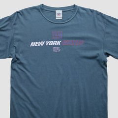 New York Giants NFL 2000s Long Sleeve T-shirt Blue Vintage