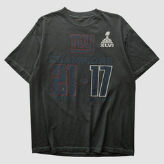 Superbowl XLVI 2012 T-shirt Charcoal Vintage