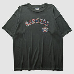 Texas Rangers CSA 2000s T-shirt - Charcoal - L by Fanatics Real Vintage T-shirts