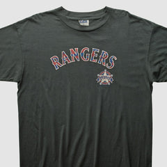 Texas Rangers CSA 2000s T-shirt - Charcoal - L by Fanatics Real Vintage T-shirts