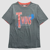 Minnesota Twins Salem 90s T-shirt - Gray - S by Fanatics Real Vintage T-shirts