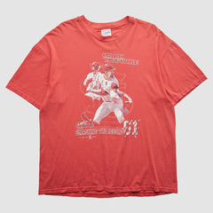 St. Louis Cardinals Hanes 1998 T-shirt - Red - M by Fanatics Real Vintage T-shirts