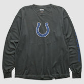 Indianapolis Colts Reebok 2000s Long Sleeve T-shirt Charcoal Vintage