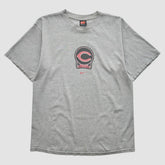 Cincinnati Reds Nike 2000s T-shirt - Heather Gray - S by Fanatics Real Vintage T-shirts